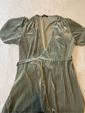Velvet Wrap Dress
